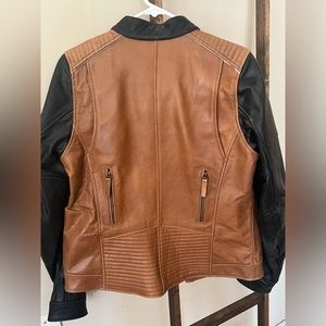Women’s leather Harley Davidson riding jacket! New with tags still on!